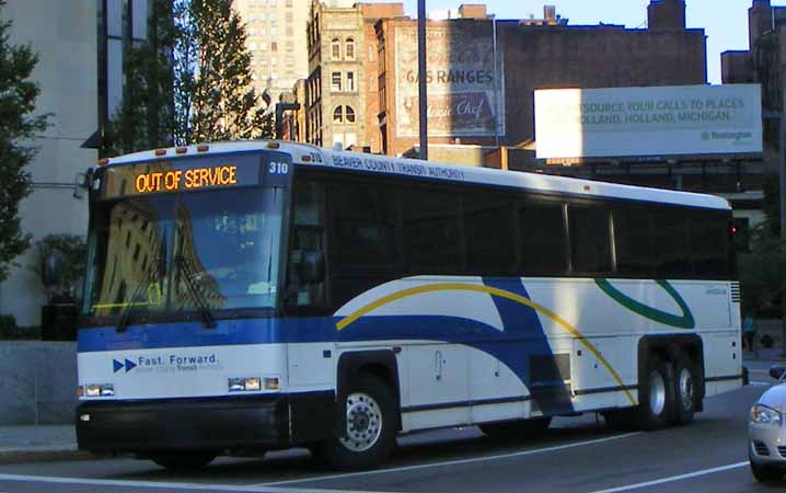 Beaver County Transit Authority Fast Forward MCI D4500